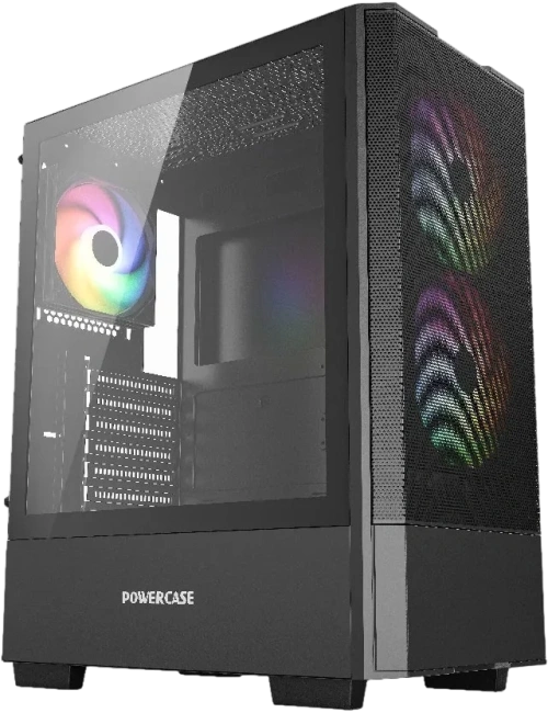 Компьютерный корпус Powercase Mistral AY3B ARGB Black (CMAYB-A3) купить! 