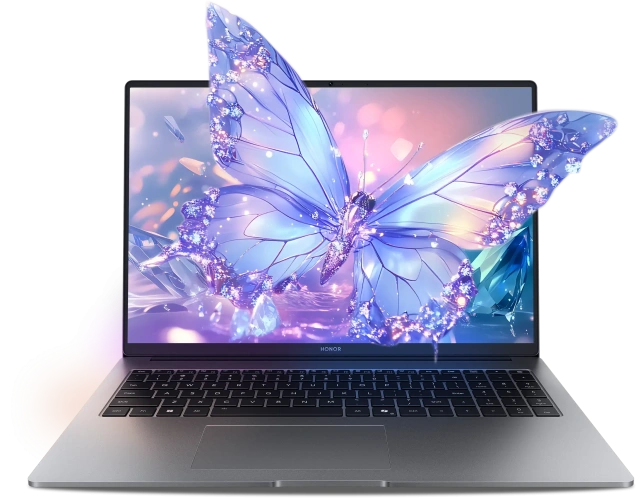 Ноутбук HONOR MagicBook X16 Plus 2025 (Intel Core 5 220H/16"/2560x1600/16Gb/1Tb SSD/Windows 11 Home) Серый 5301ALYM - фото