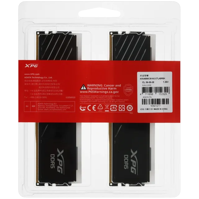 Оперативная память 32 Gb 6000 MHz ADATA XPG LANCER Blade RGB Black (AX5U6000C3616G-DTLABRBK) купить! 