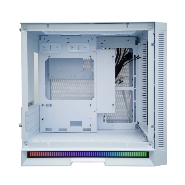 Компьютерный корпус 1STPLAYER STEAM PUNK SP6 TG (SP6-G-WH) White купить! 