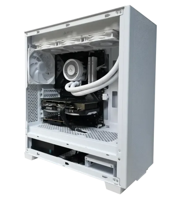 Игровой компьютер 990383 (Core Ultra 7 265KF 3,9 ГГц/Intel Z890/96 ГБ DDR5 6 ГГц/1024 ГБ/RTX 5070 Ti 16 ГБ/Wi-Fi/850W/Phanteks 523 XT PRO ULTRA Matte TG RGB White) - купить по выгодной цене!