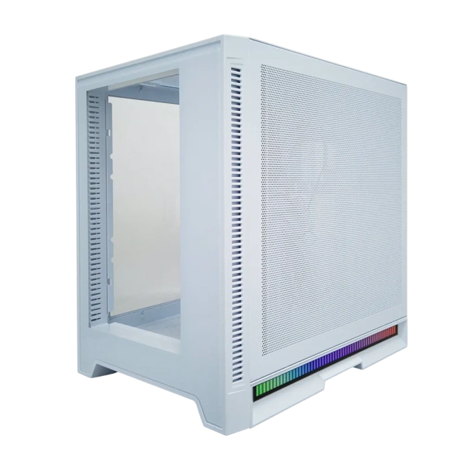 Компьютерный корпус 1STPLAYER STEAM PUNK SP6 TG (SP6-G-WH) White купить! 