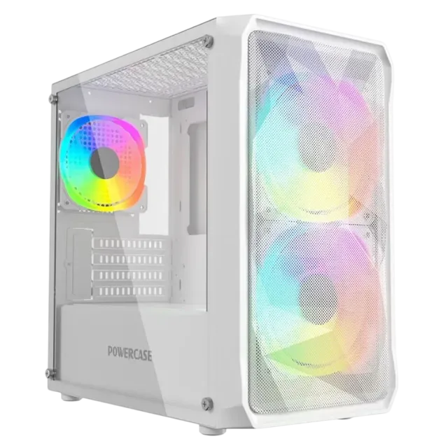 Компьютерный корпус Powercase Mistral Micro A3W TG ARGB White (CMMAW-A3) купить! 