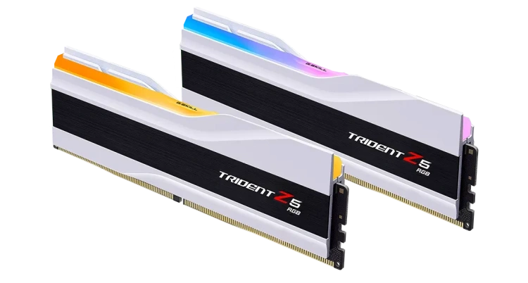 Оперативная память DDR5 64 Gb 6000 MHz G.Skill TRIDENT Z5 RGB White (F5-6000J2836G32GX2-TZ5RW) купить! 