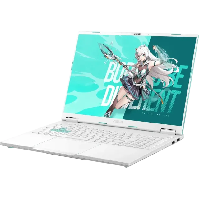 Ноутбук Asus TUF Gaming F16 FA608UM260-0EAEXHB8X10 (AMD Ryzen 7 260/16" 1980x1200/16Gb/1024Gb SSD/NVIDIA GeForce RTX 5060 8Gb/Win 11 Home) Бирюзовый - фото