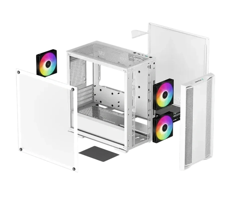 Компьютерный корпус Deepcool CC360 TG WH ARGB White (R-CC360-BKAPM3-G-1) купить! 