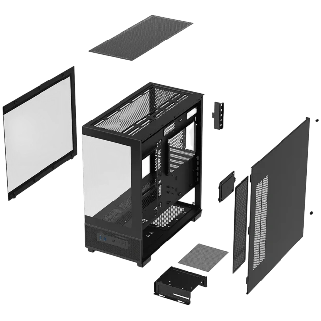 Компьютерный корпус XASTRA Q500M-0F Black купить! 