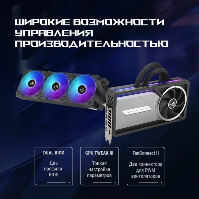 Видеокарта ASUS GeForce RTX 5090 ROG Astral LC OC 32GB (ROG-ASTRAL-LC-RTX5090-O32G-GAMING) купить! 