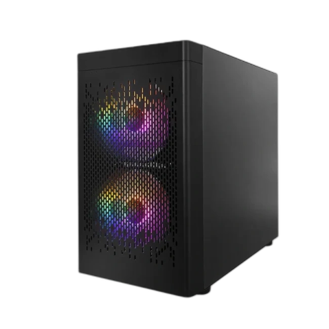 Компьютерный корпус 1STPLAYER DK D3-B LED (D3-B-BK-2F1P-1F1) Black купить! 