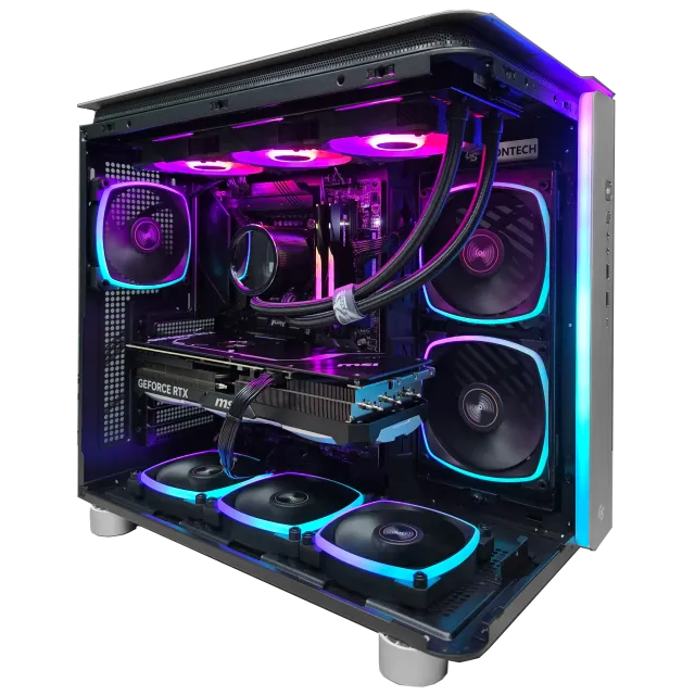 Игровой компьютер 685216 (Core i9-13900K 3.0 ГГц/Z790/64 ГБ DDR5 6.0 ГГц/GeForce RTX 5080 24 ГБ/Блок 1000W/Wi-Fi/Корпус Montech KING 95 ULTRA TG SPCC Cold Steel/Win 11 Pro Trial) - купить по выгодной цене!
