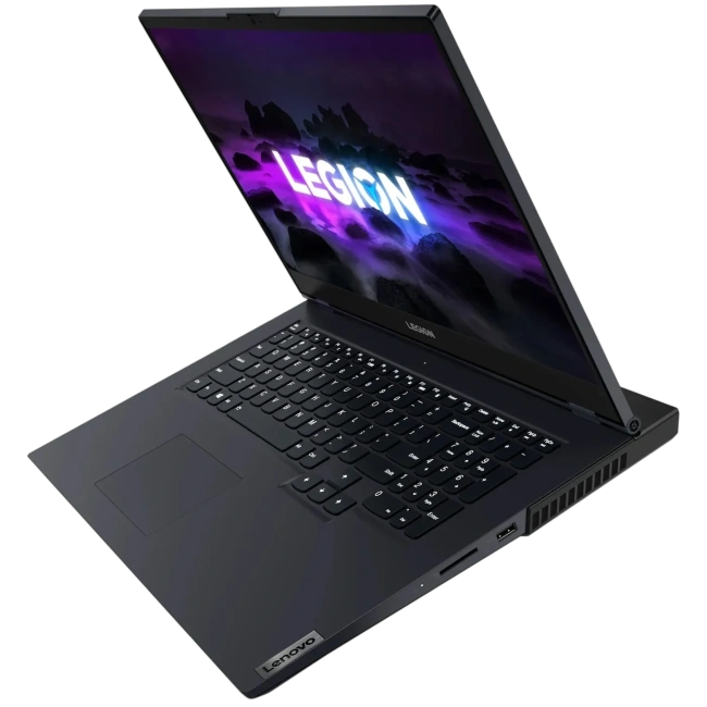 Ноутбук Lenovo Legion 5 17ACH6H (AMD Ryzen 5 5600H 3300MHz/17.3"/1920x1080/8GB/512GB SSD/NVIDIA GeForce RTX 3050 4GB/Windows 10 Home) 82K0001PRU, phantom blue - фото