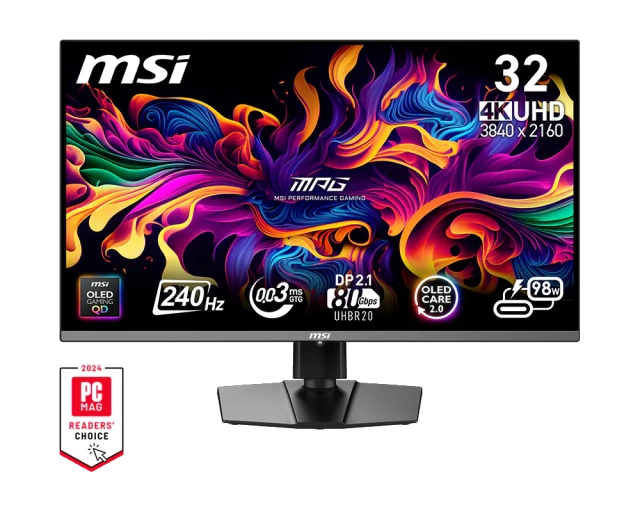 Монитор 31.5" MPG 322URX QD-OLED 240Гц UHD