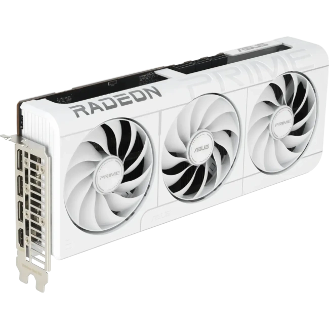 Видеокарта ASUS Radeon RX 9070 XT 16GB PRIME OC WHITE  (PRIME-RX9070XT-O16G-WHITE)  (90YV0L75-M0NA00) купить! 