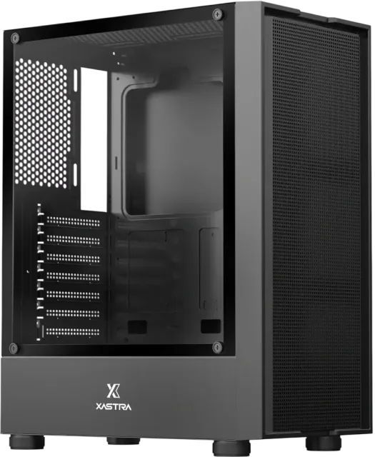 Компьютерный корпус XASTRA A301 4FRGB Black (A301-BK-FC120FRGB-4F-GL) купить! 