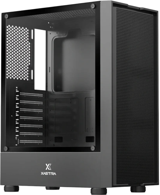 Компьютерный корпус XASTRA A301 4FRGB Black (A301-BK-FC120FRGB-4F-GL) купить! 