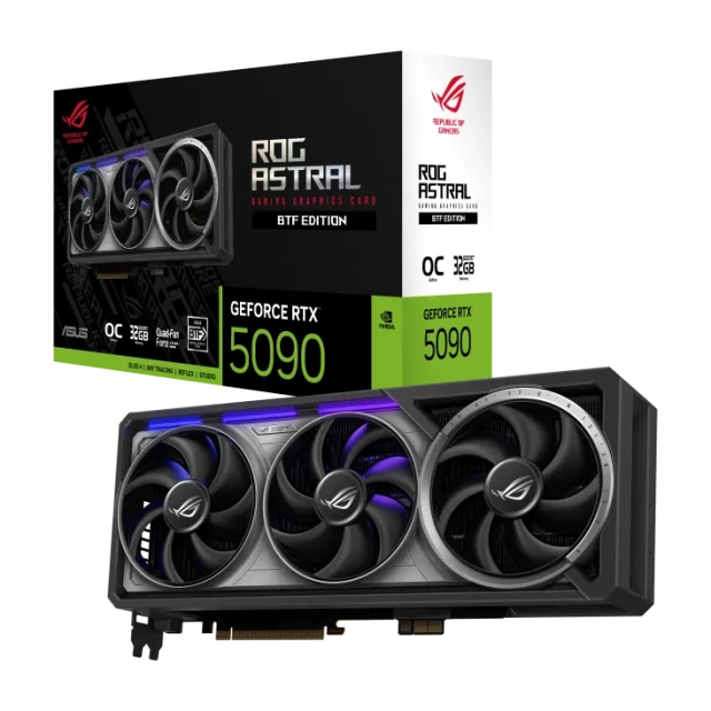 Видеокарта ASUS GeForce RTX 5090 ROG Astral BTF OC Edition (ROG-ASTRAL-RTX5090-O32G-BTF-GAMING) купить! 