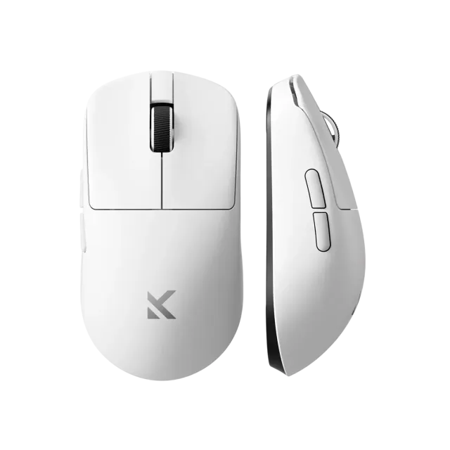 Мышь беспроводная Mchose l7 pro радиоканал/bluetooth/ белый