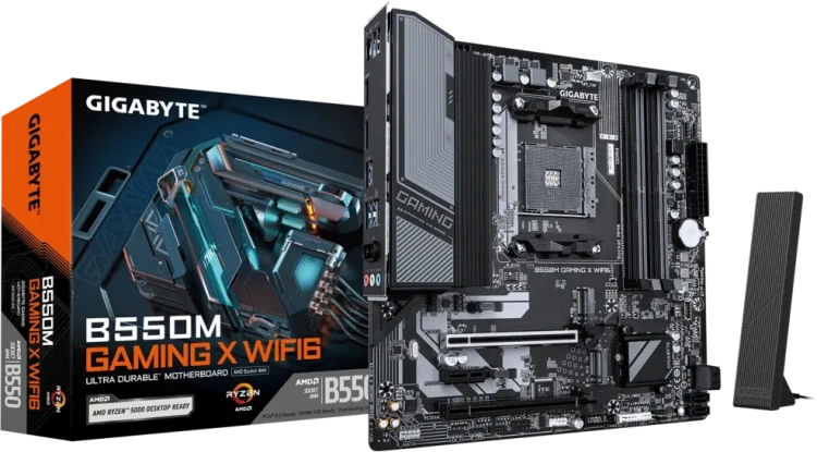 Материнская плата Gigabyte B550M GAMING X WIFI6 купить! 