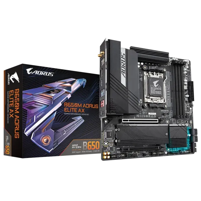 Материнская плата Gigabyte B650M AORUS ELITE AX купить! 