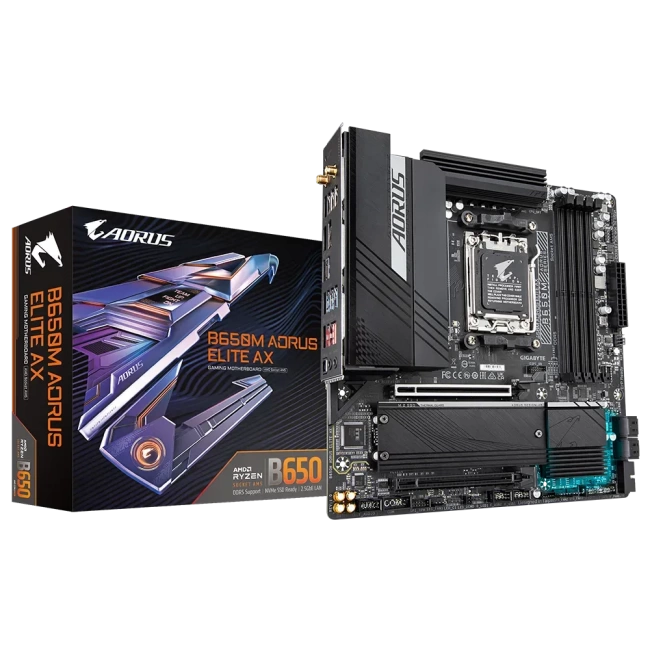 Материнская плата Gigabyte B650M AORUS ELITE AX купить! 
