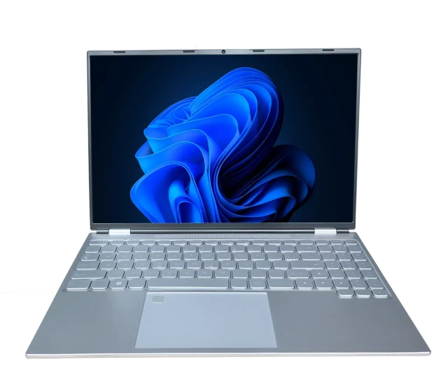 Ноутбук для работы и учебы 16 IPS 4 ядра HL160 (Intel N95/16"1920x1200/16Gb/512GB SSD/WiFi/BT/Win 11 Pro) Silver - фото