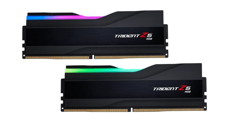 Оперативная память 64 Gb 6400 MHz G.SKILL TRIDENT Z5 RGB Black (F5-6400J3239G32GX2-TZ5RK) модулей 2 шт. купить! 