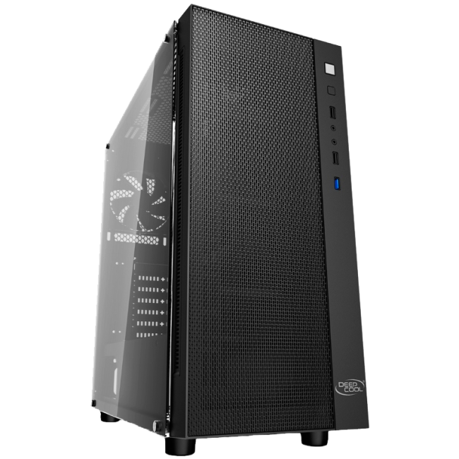 Компьютерный корпус Deepcool MATREXX 55 MESH (DP-ATX-MATREXX55-MESH) без БП, большое боковое окно, черный, ATX купить! 