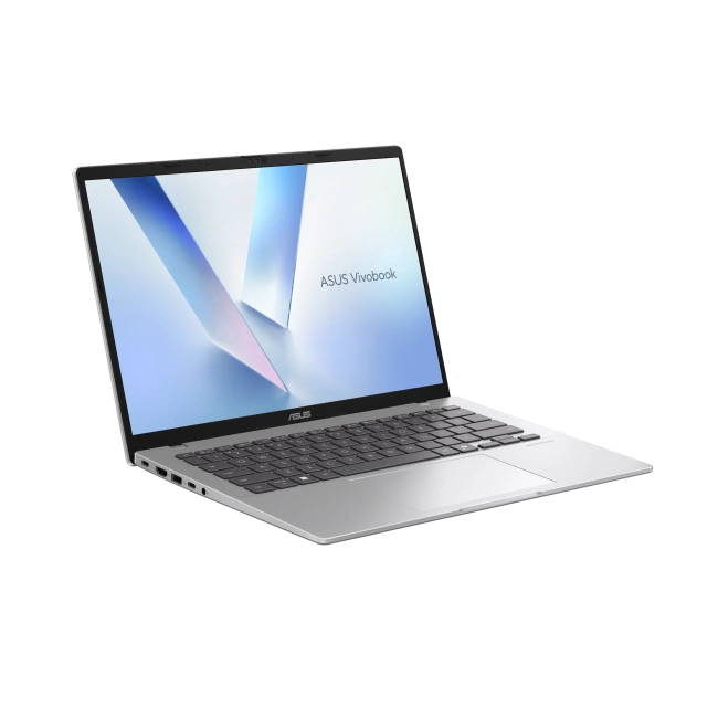 Ноутбук Asus VivoBook 14 X1407QA-BS56 (Snapdragon X X126100/14" WUXGA/16Gb/512Gb SSD/Adreno GPU/Win 11 H) Silver - фото