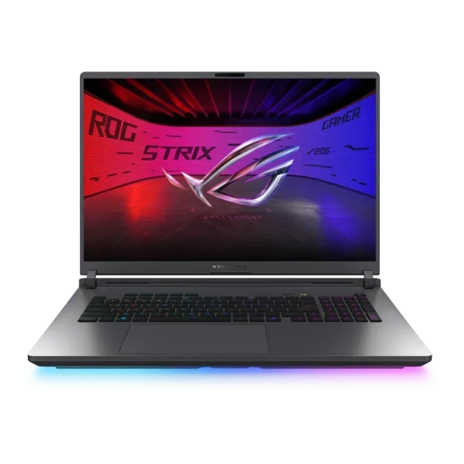 Ноутбук Asus Strix 18 G815LP275 (Intel Core Ultra 9 275HX/18" 2560x1600/16Gb/4Tb SSD/NVIDIA GeForce RTX5070/Win 11 Pro) Gray - фото