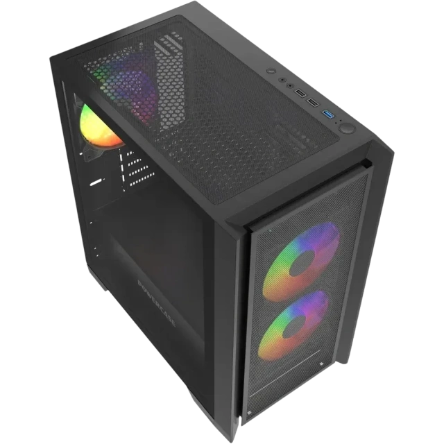 Компьютерный корпус Powercase ALISIO Micro Z3B ARGB V2 ARGB Black (CAMZB-A3-V2) купить! 