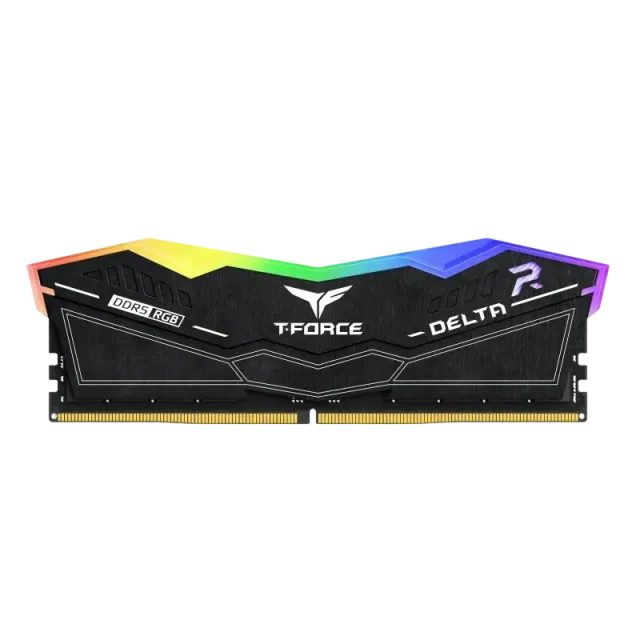 Оперативная память DDR5 32 Gb 6400 MHz Team Group T-FORCE DELTA RGB Black (FF3D532G6400HC40BDC01) модулей 2 шт. купить! 