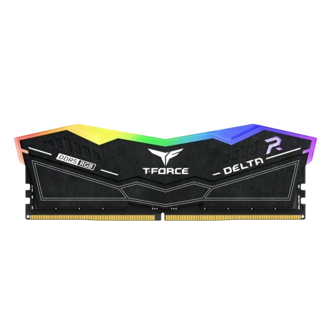 Оперативная память DDR5 32 Gb 6400 MHz Team Group T-FORCE DELTA RGB Black (FF3D532G6400HC40BDC01) модулей 2 шт. купить! 