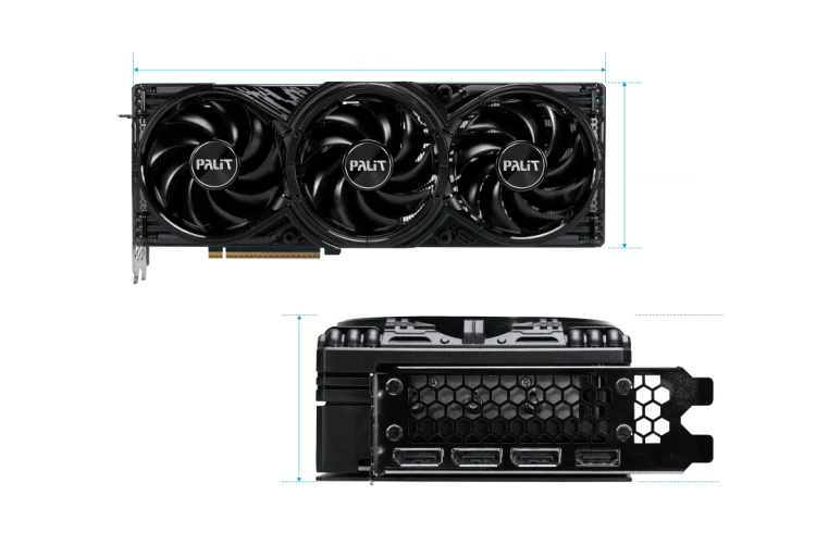 Видеокарта Palit GeForce RTX 5070 GamingPro OC 12Gb (NE75070T19K9-GB2050A), Retail купить! 