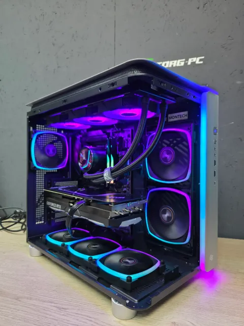 Игровой компьютер 685216 (Core i9-13900K 3.0 ГГц/Z790/64 ГБ DDR5 6.0 ГГц/GeForce RTX 5080 24 ГБ/Блок 1000W/Wi-Fi/Корпус Montech KING 95 ULTRA TG SPCC Cold Steel/Win 11 Pro Trial) - купить по выгодной цене!