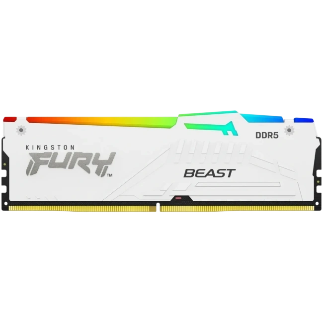 Оперативная память 16 Gb 6400 MHz Kingston FURY Beast RGB White (KF564C32BWEA-16) купить! 