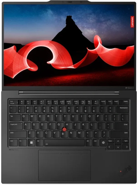 Ноутбук Lenovo ThinkPad X1 Carbon Gen 12 (Ultra7 155U/14"/1920x1200/32Gb/512Gb SSD/Intel Graphics/Win 11 Pro) Черный - фото