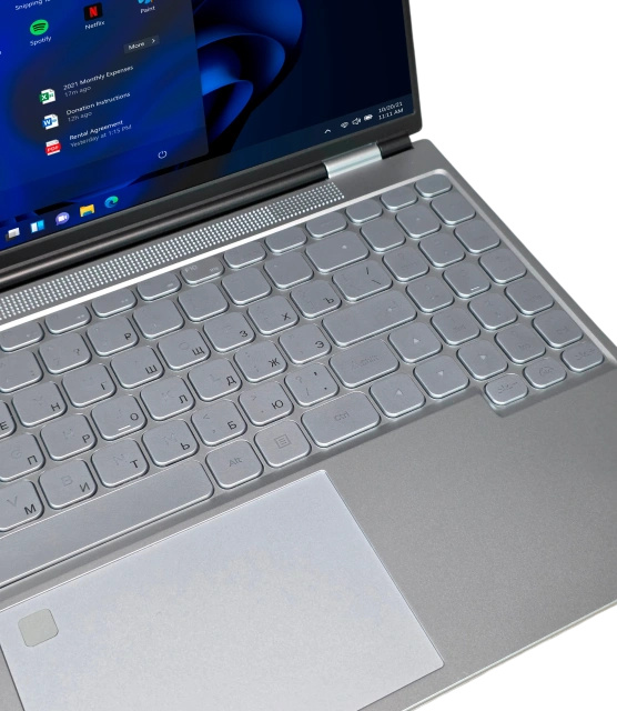 Ноутбук для работы и учебы 16 IPS 4 ядра HL160 (Intel N95/16"1920x1200/16Gb/512GB SSD/WiFi/BT/Win 11 Pro) Silver - фото