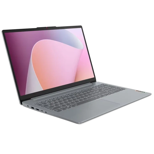 Ноутбук Lenovo IdeaPad Slim 3 15AMN8 (AMD Ryzen 5 7520U/15.6"/1920x1080/16GB/512GB SSD/No OS) Arctic Gray - фото