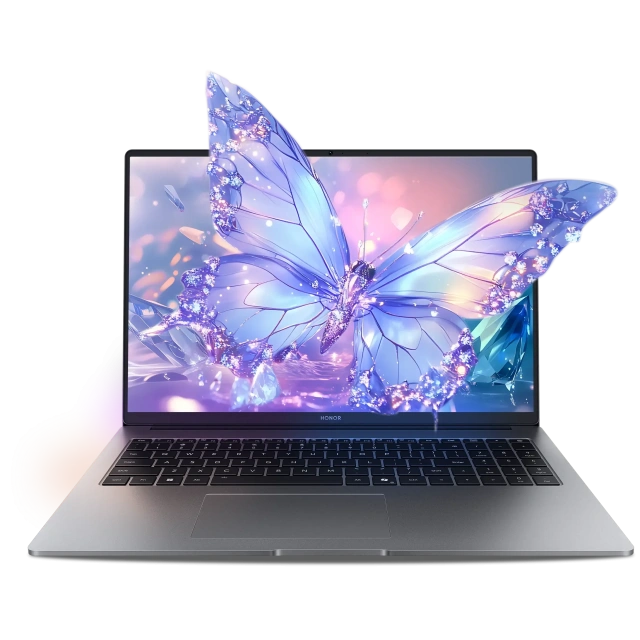 Ноутбук HONOR MagicBook X16 Plus (Intel Core 5 220H/16"/1920x1200/16Gb/1Tb SSD/Windows 11 Home) Серый 5301ANUY - фото