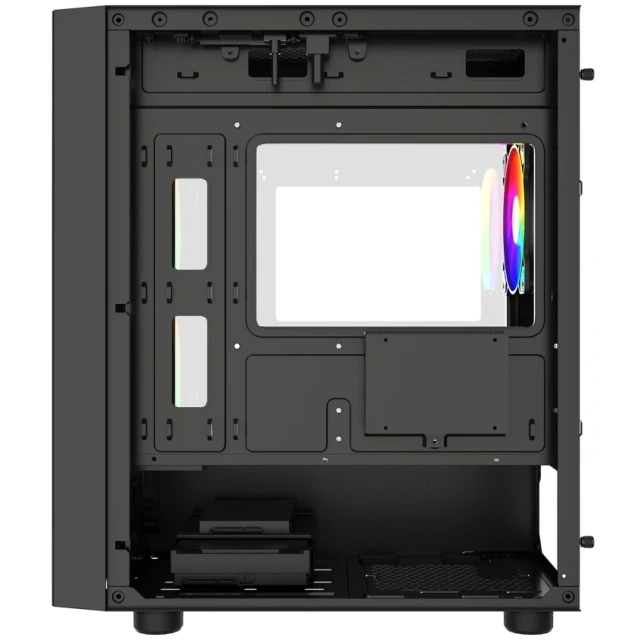 Компьютерный корпус Powercase Mistral Micro EM20 TG FRGB Black (CMMEM20B-L3) купить! 