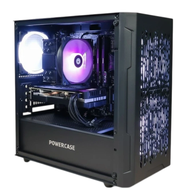 Игровой компьютер 991689 (Ryzen 5 7600X 4.7 ГГц/AMD B650/32 ГБ 6.0 ГГц/1024 SSD/RTX 5060 Ti 8 ГБ/Wi-Fi/650W/Powercase Mistral Micro A3B ARGB V2 ARGB Black) - купить по выгодной цене!