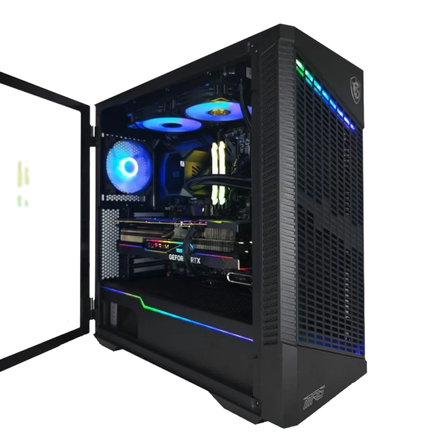 Игровой компьютер 681117 (Core i7-13700 2.1 ГГц/B760/64 ГБ DDR5 5.6 ГГц/512 ГБ SSD/GeForce RTX 4060 Ti /Wi-Fi/Блок 850W/Корпус MSI MPG VELOX 100P AIRFLOW/Win 10 Pro Trial) - купить по выгодной цене!