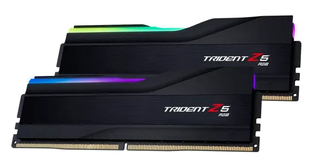 Оперативная память DDR5 32 ГБ 6800 МГц G.Skill TRIDENT Z5 RGB Black (F5-6800J3445G16GX2-TZ5RK) модулей 2 шт. купить! 