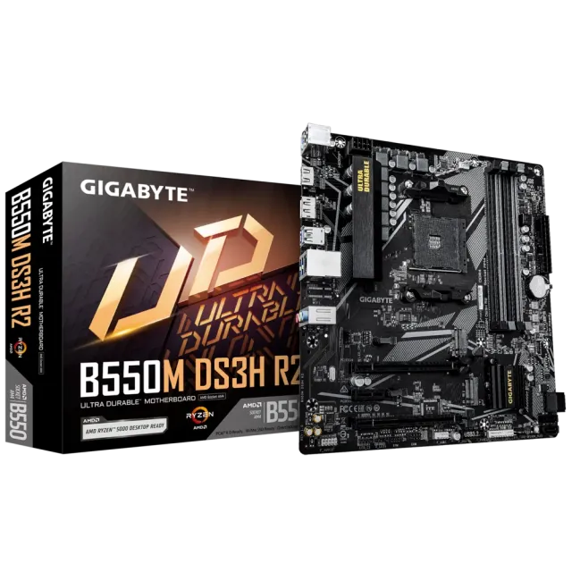 Материнская плата Gigabyte B550M DS3H R2 купить! 