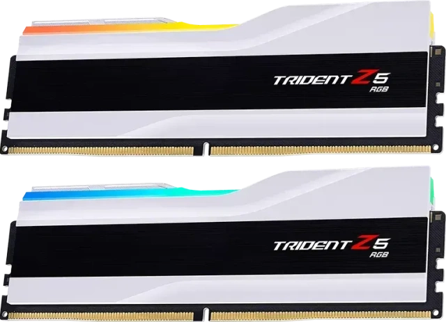 Оперативная память DDR5 96 Gb 6000 MHz G.Skill TRIDENT Z5 RGB White (F5-6000J3036F48GX2-TZ5RW) купить! 