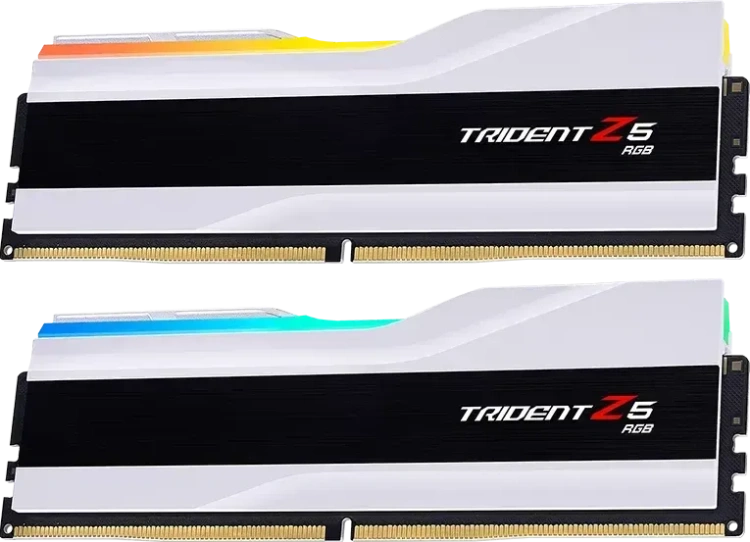 Оперативная память DDR5 96 Gb 6000 MHz G.Skill TRIDENT Z5 RGB White (F5-6000J3036F48GX2-TZ5RW) купить! 