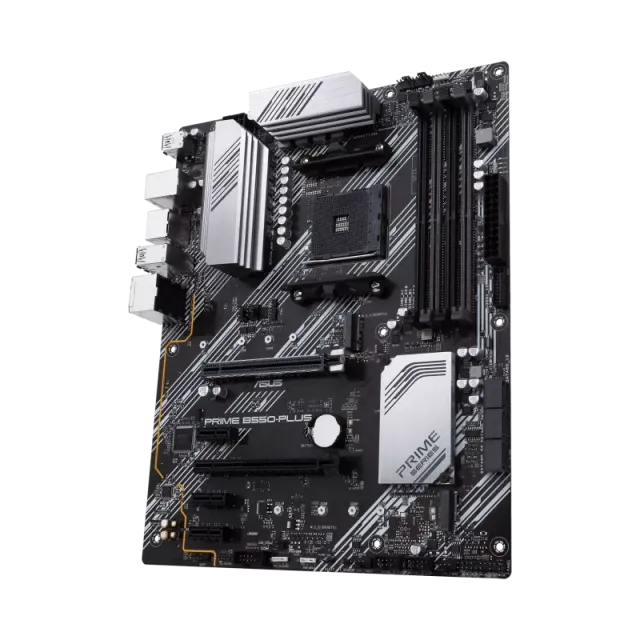 Материнская плата ASUS PRIME B550-PLUS (AM4/AMD B550/4xDDR4/mATX) купить! 