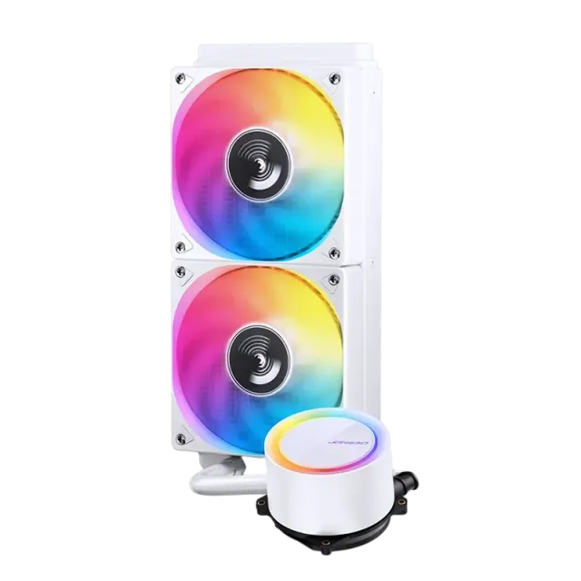 Система водяного охлаждения JONSBO TG-240 ARGB White PWM купить! 