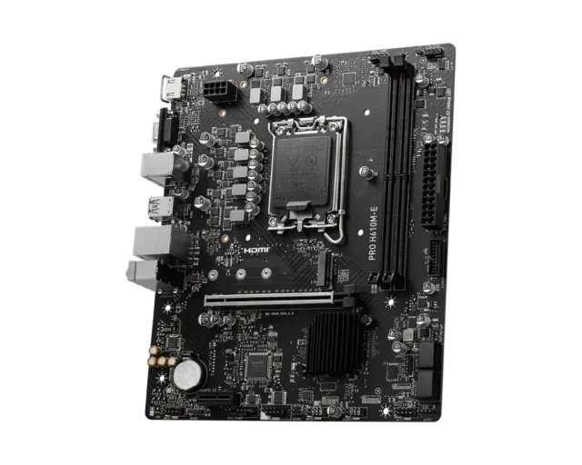 Материнская плата MSI PRO H610M-E DDR5 купить! 
