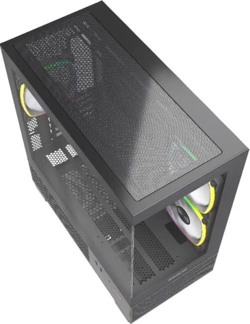 Компьютерный корпус Powercase Vision Micro M3B TG ARGB Black (CVMMB-A3) купить! 